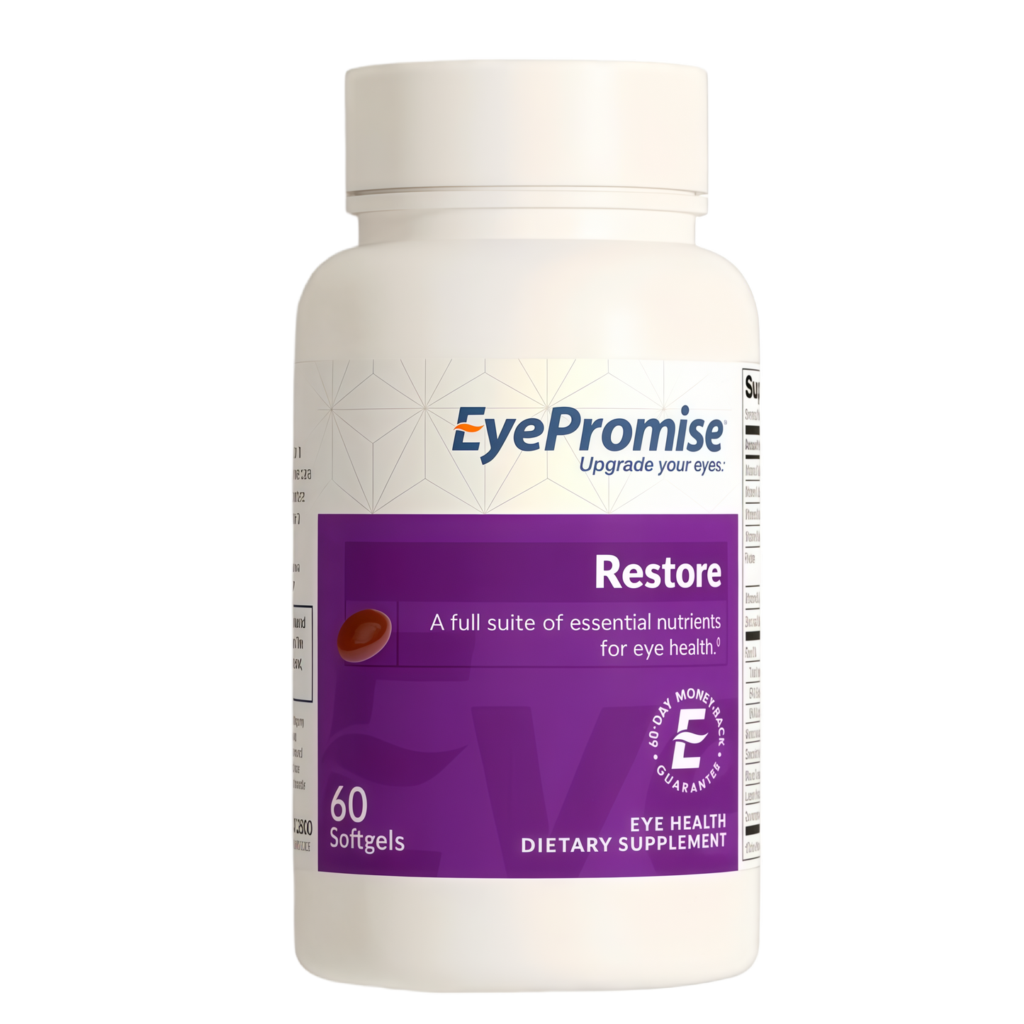 EyePromise Restore Eye Health Supplements - 60 Softgels, 30-Day Supply - Omega 3 Supplement for Aging Eyes with Lutein and Zeaxanthin, Fish Oil, EPA, DHA & Eye Vitamins and Nutrients
