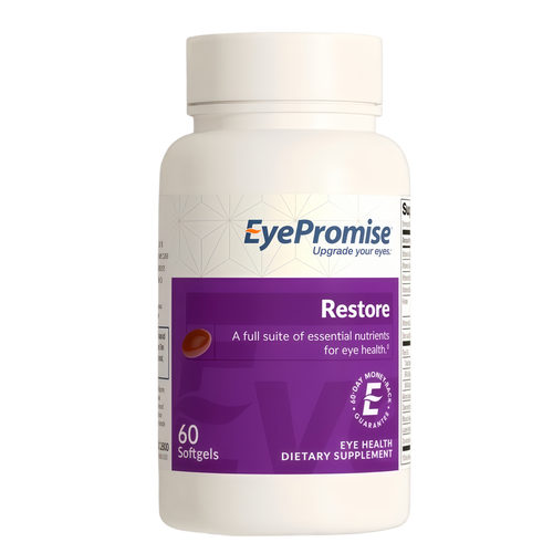 EyePromise Restore Eye Health Supplements - 60 Softgels, 30-Day Supply - Omega 3 Supplement for Aging Eyes with Lutein and Zeaxanthin, Fish Oil, EPA, DHA & Eye Vitamins and Nutrients